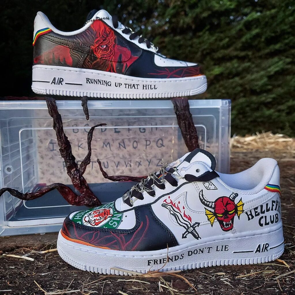 HellFire Club STRANGER THINGS NIKE AIRFORCE - Main Image