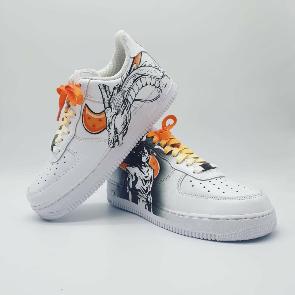 custom nike air force 1 goku