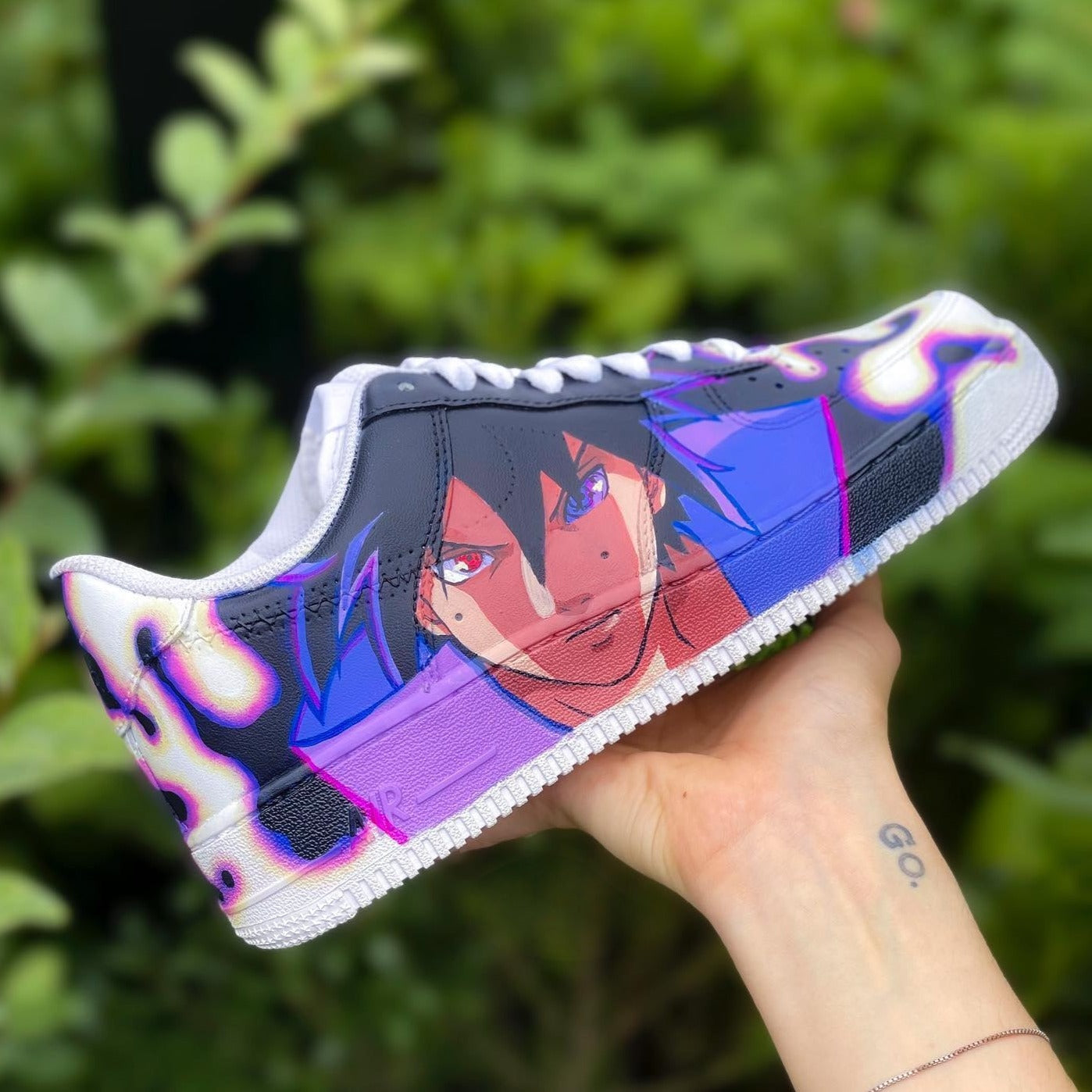 Naruto Nike Shoes Naruto And Sasuke Custom Shoes NARUTO X SASUKE