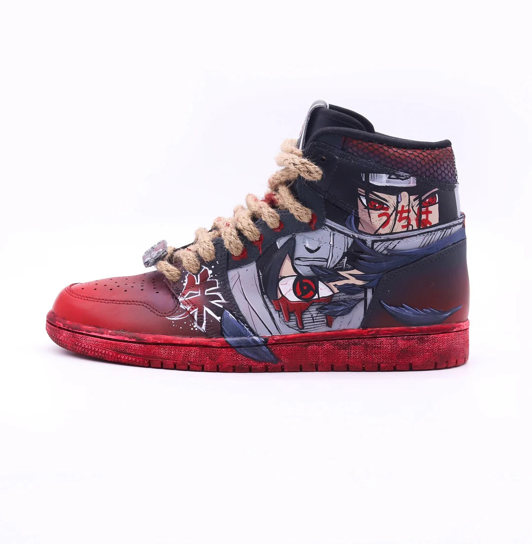 Your Rage Jordan RAGE OF UCHIHA - NIKE AIR JORDAN 1 | SHOPELLIUM