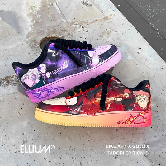 Gojo X Itadori - NIKE AIRFORCE 1 [ Collectors Edition - 3 Pairs Only ]