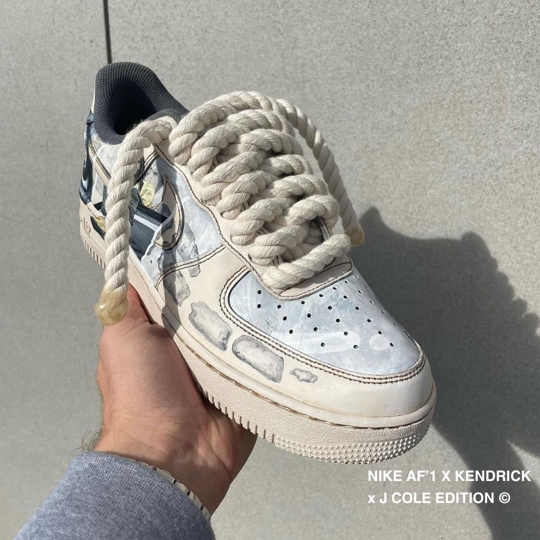 Cole Shoes J Cole Custom Air Force Custom Shoes J Cole Shoes Nike