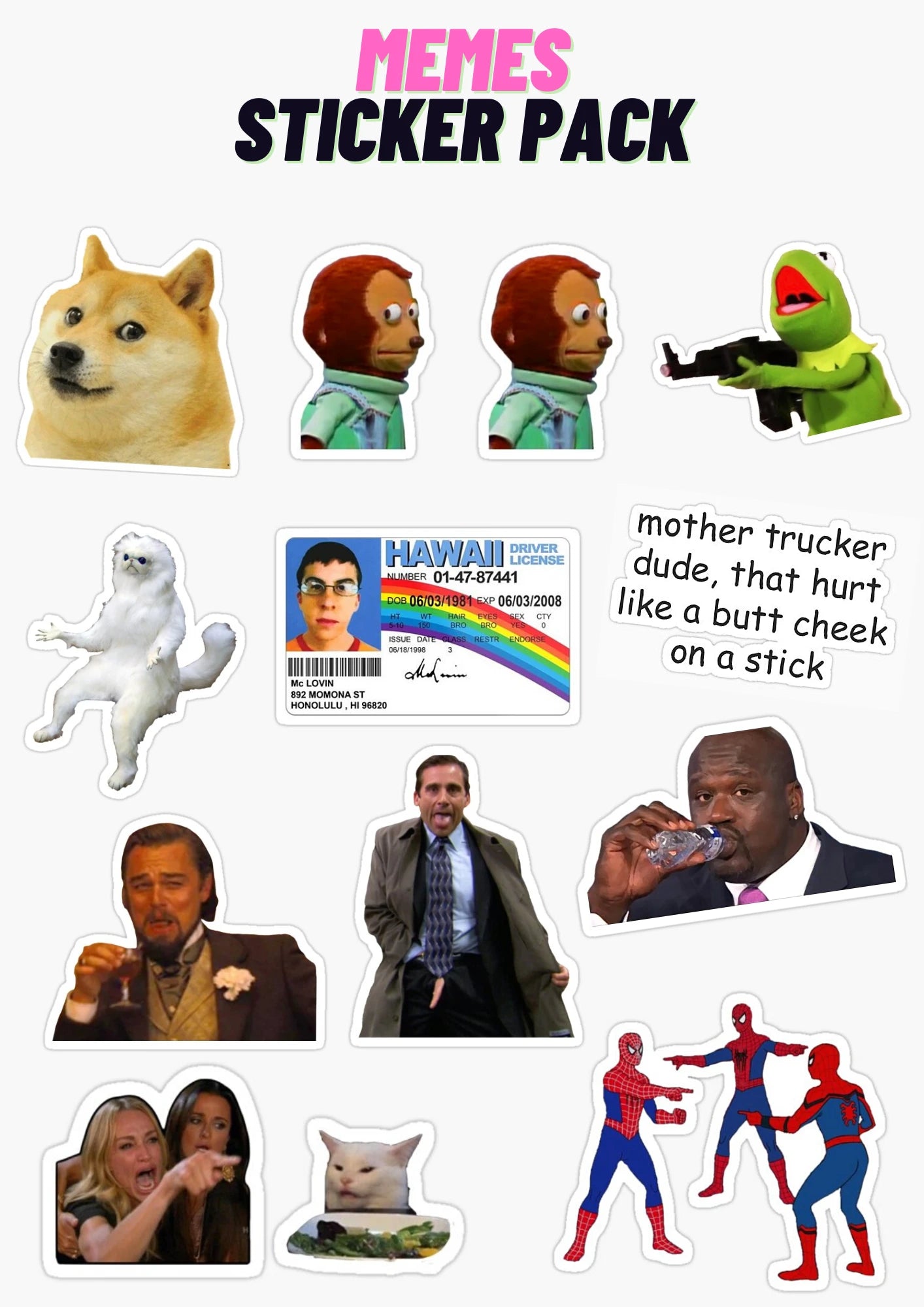 Meme Sticker Pack