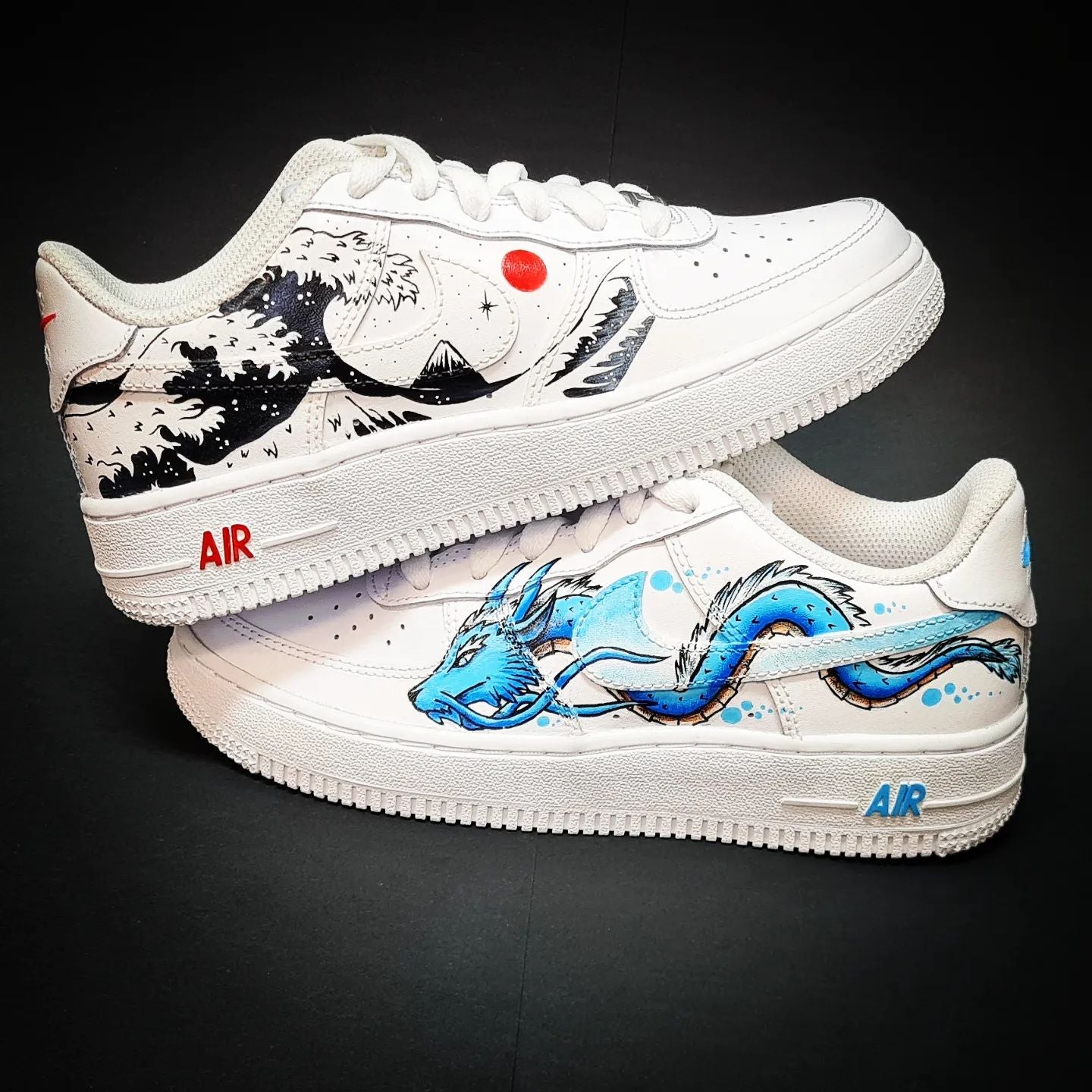 The Great Wave off Kanagawa - NIKE AIRFORCE 1