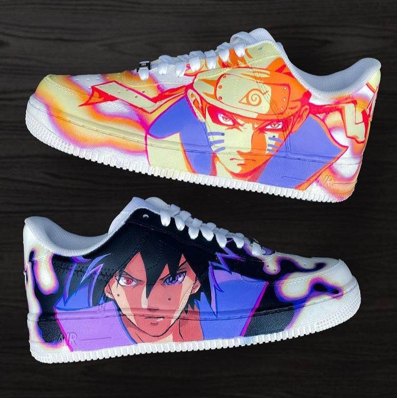 NARUTO X SASUKE NARUTO NIKE AIRFORCE